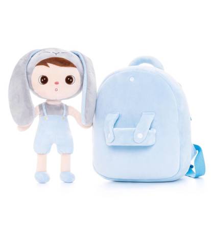 Metoo Blue Bunny Backpack