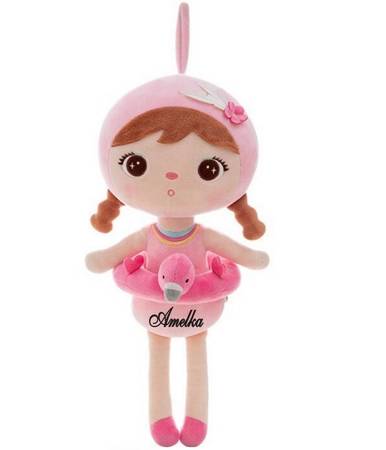 Metoo Personalized Flamingo Doll