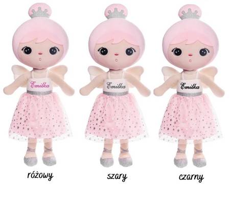 Set of Dolls - Personalized Pink Angel and Mini Doll