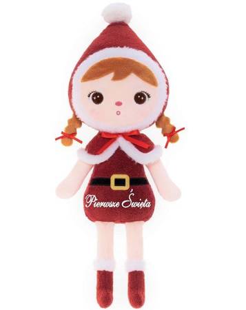 Set of Dolls - Personalized Roe Deer Girl and Christmas Doll
