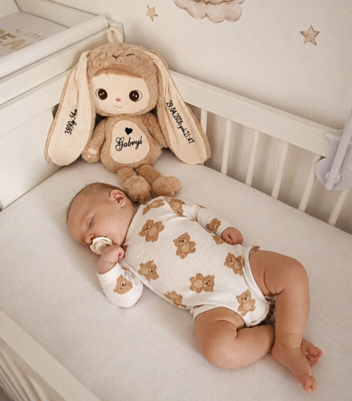 Lalka Metoo personalizowany Puchaty Króliś Beżowy 50cm